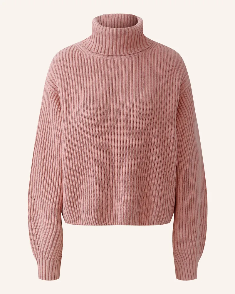 Oui  Rollkragenpullover rosa Rosa
