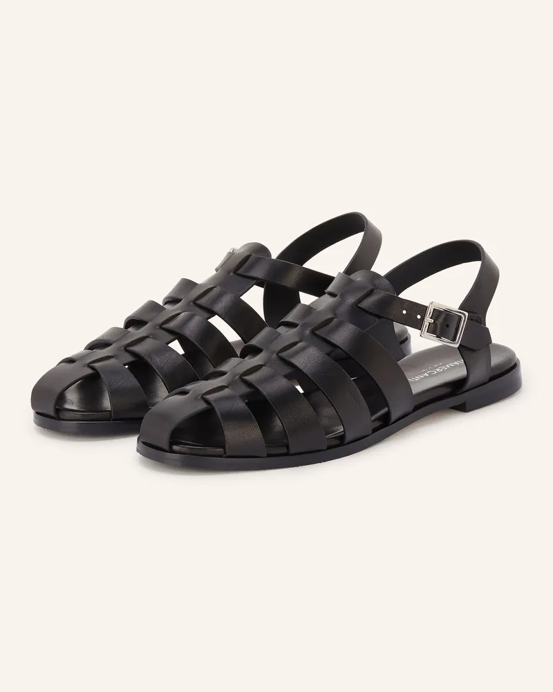 Viamercanti Sandalen schwarz Schwarz