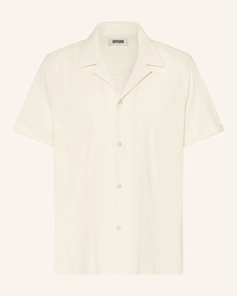 Drykorn Jacquard-Resorthemd BIJAN_2 Comfort Fit Hellbraun