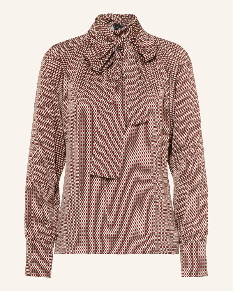 Reiss Schluppenbluse Eden rot Dunkelrot