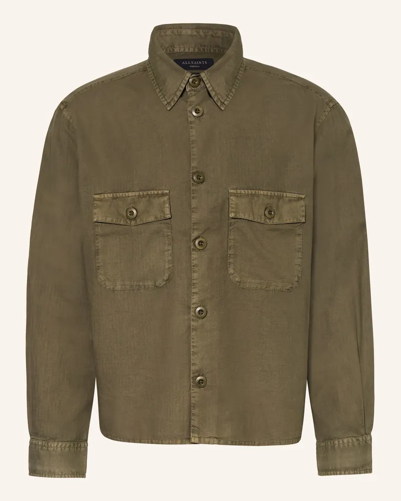 AllSaints Hemd STRAND Relaxed Fit Khaki