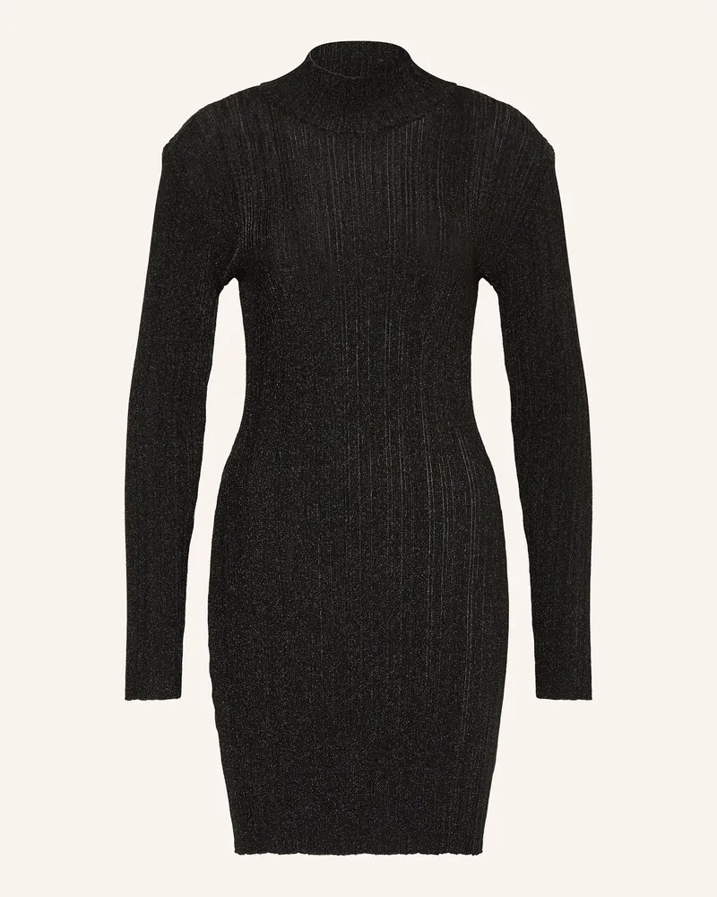 Gestuz Strickkleid SILVI mit Glitzergarn Schwarz