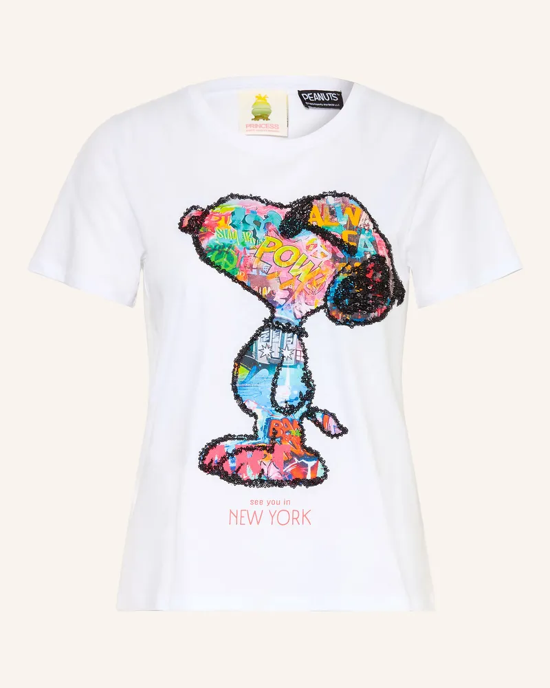 Princess goes Hollywood T-Shirt Mit Pailletten weiss Weiss