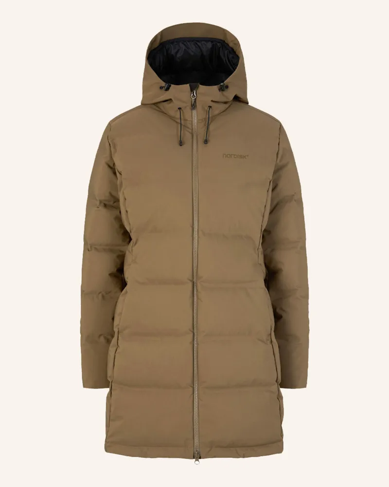 Nordisk Daunenmantel AUKEA Oliv
