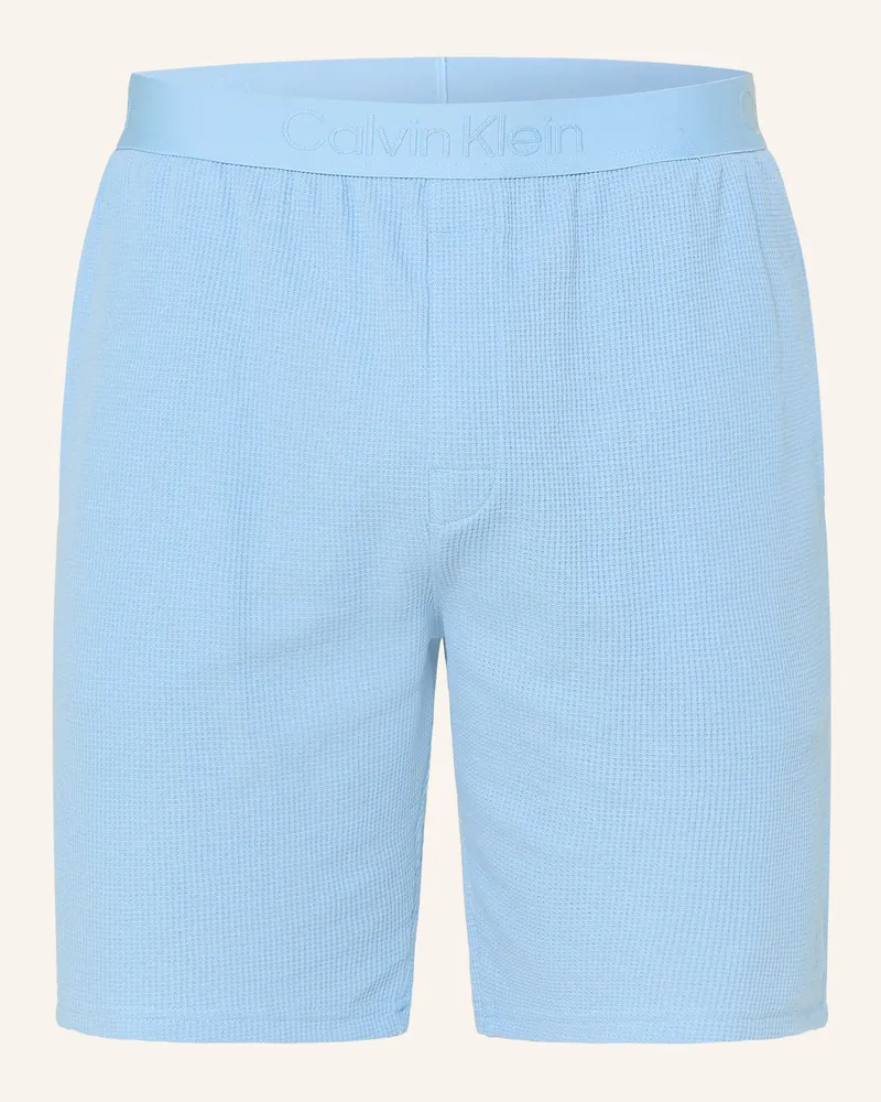 Calvin Klein Schlafshorts Hellblau