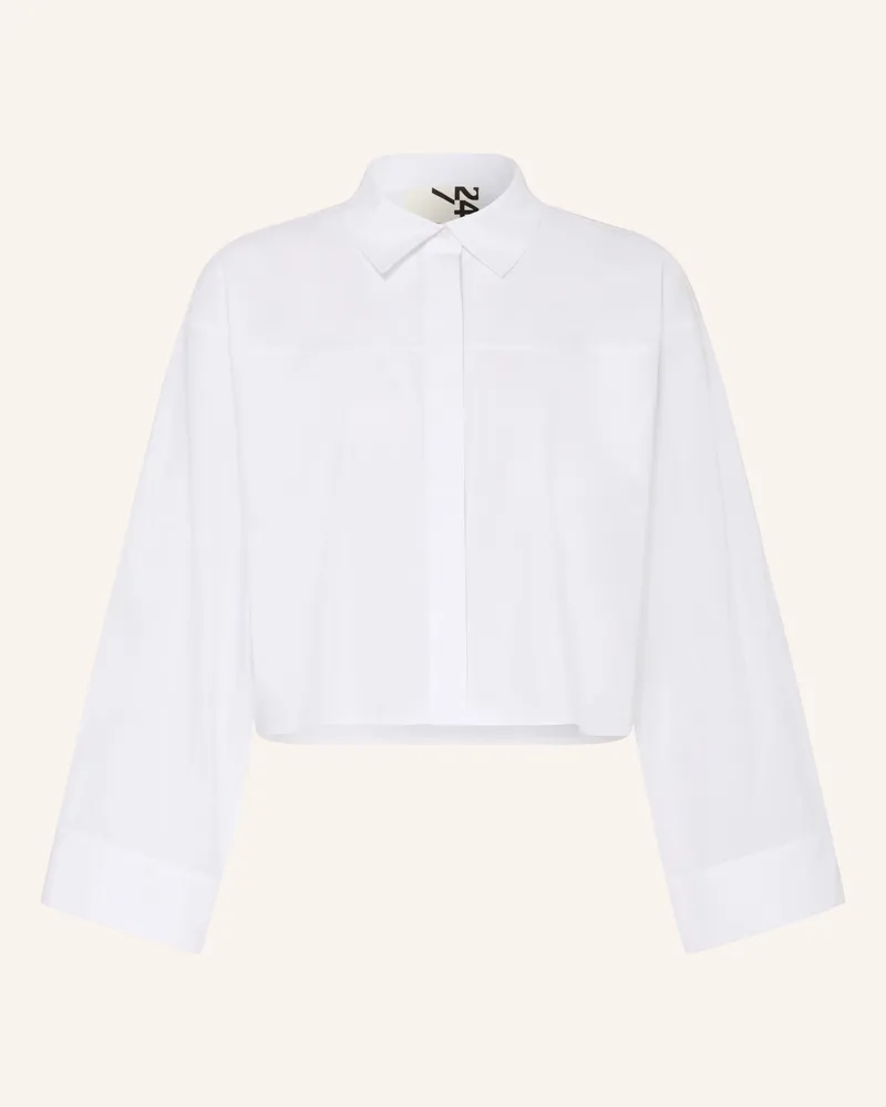 OPUS Hemdbluse Fazira weiss Weiss