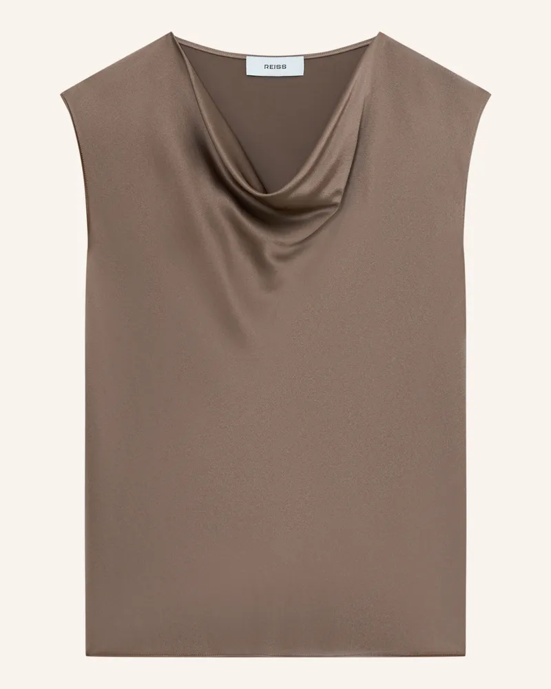 Reiss Seidentop Cate braun Braun