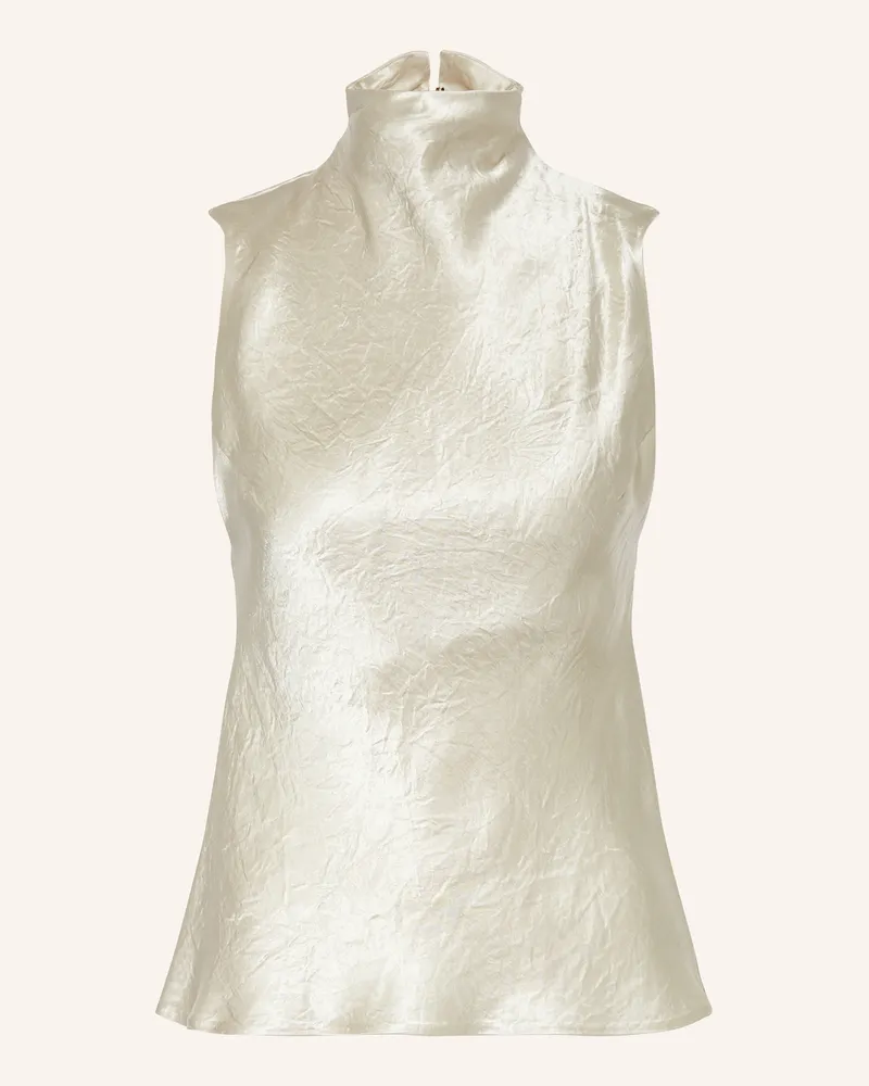 Nanushka Satintop Colson weiss Ecru