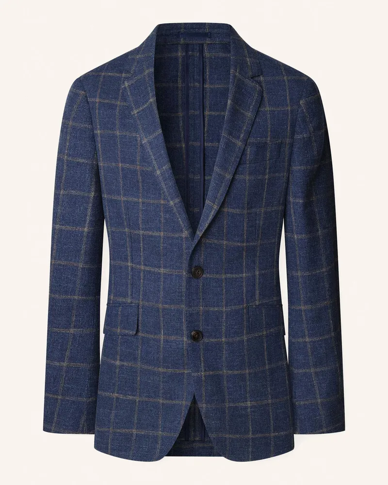 Hackett Blazer STRETCH LIN MEL WPANE Blau