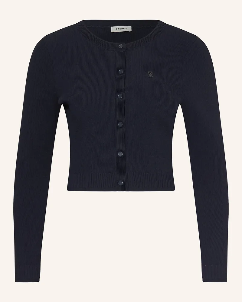 Sandro Jerseyjacke Dunkelblau