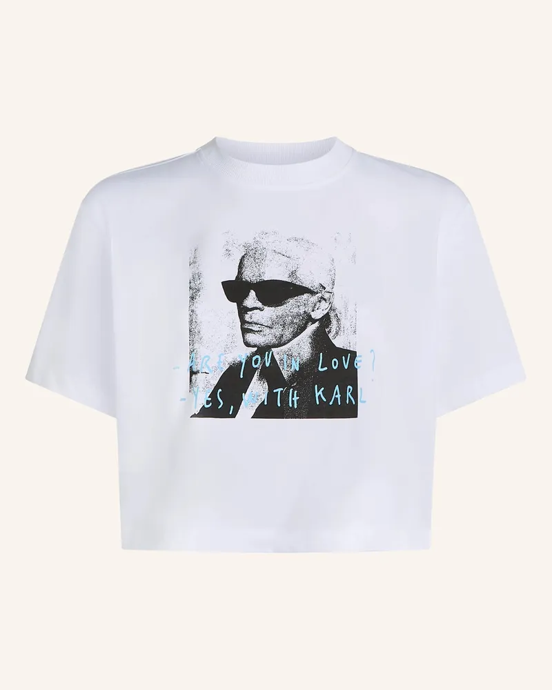 Karl Lagerfeld T-Shirt weiss Weiss