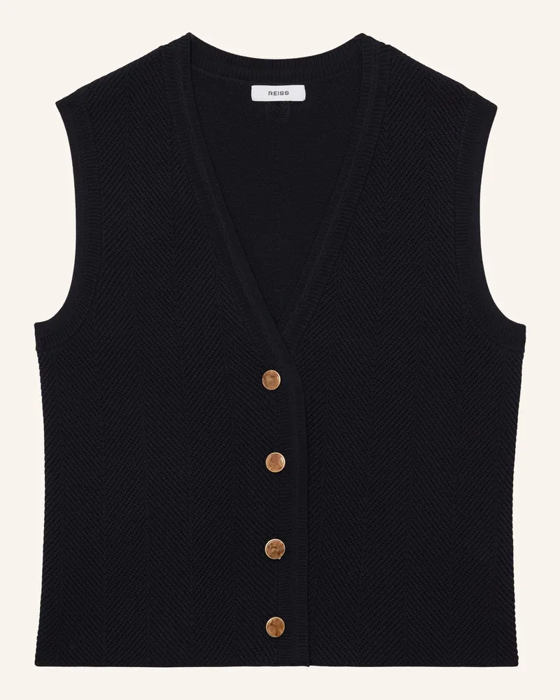 Reiss Strickweste RIA Dunkelblau
