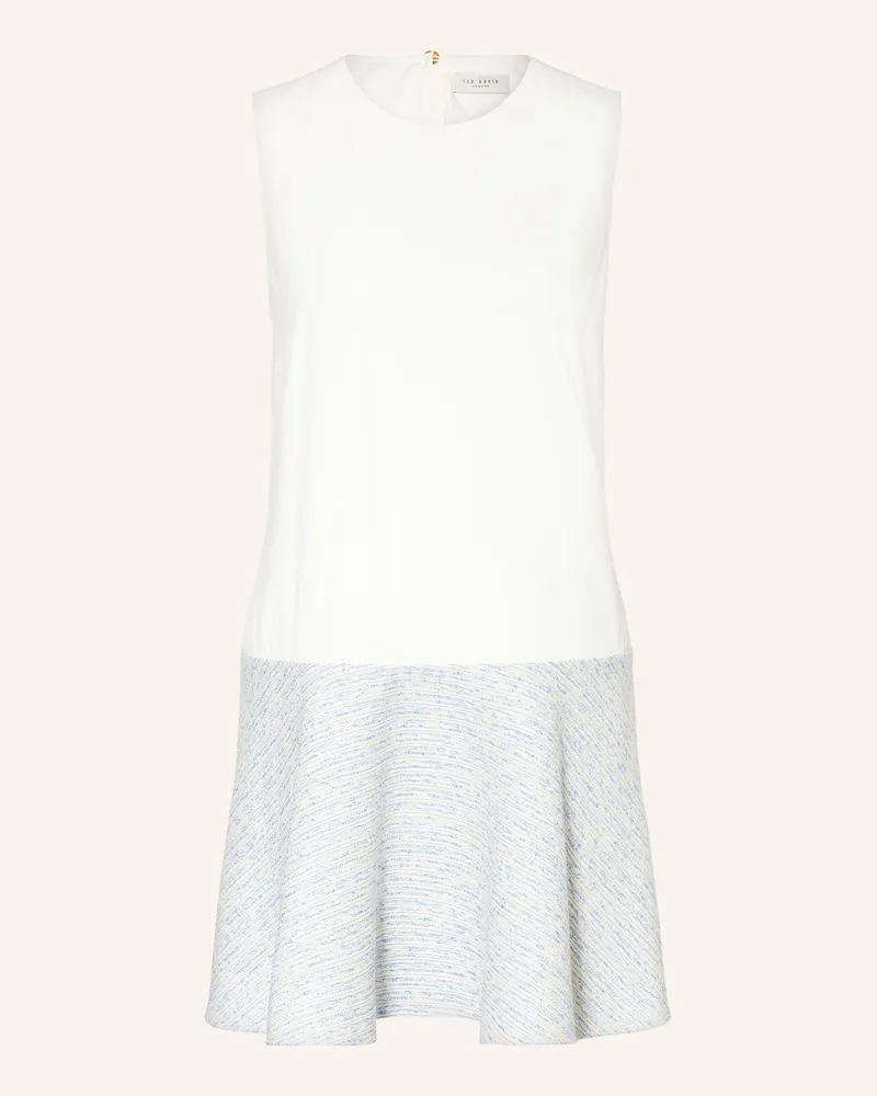 Ted Baker Kleid Acadiem Im Materialmx Mit Glitzergarn blau Weiss