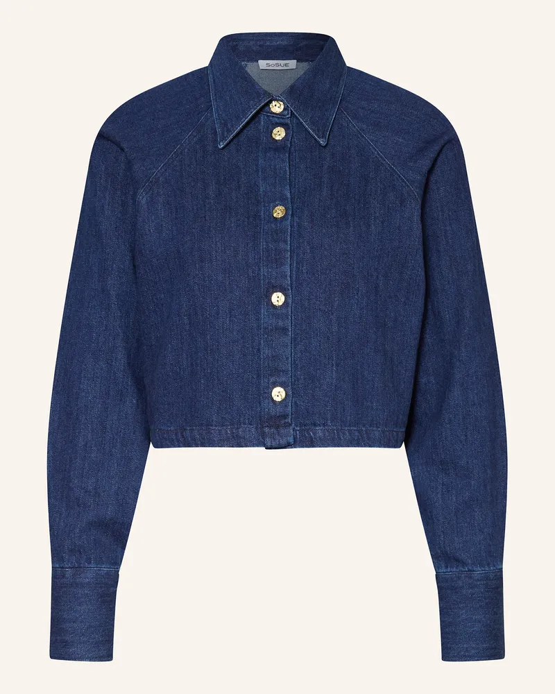 SoSUE Jeansbluse HANNA Dunkelblau