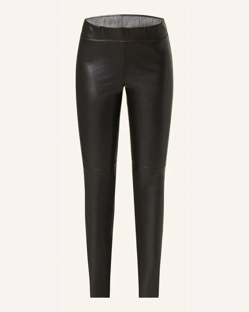 Cambio Leggins Randa In Lederoptik schwarz 099