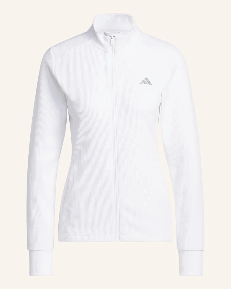 adidas Performance Texture Full Zip Jacke weiss Weiss