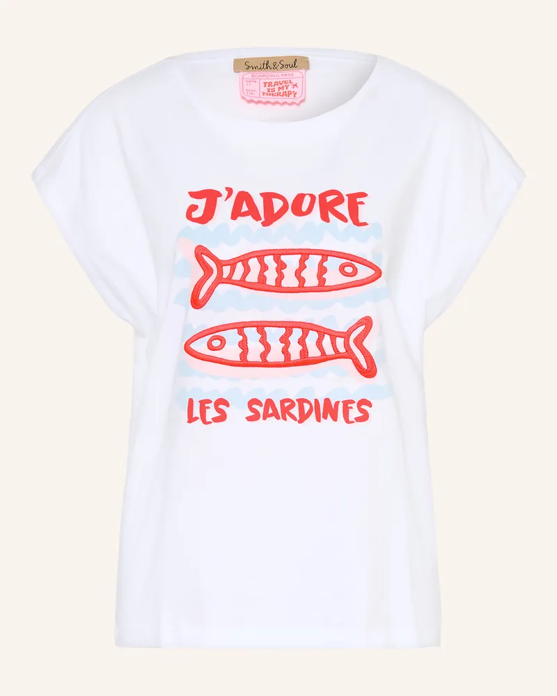 Smith & Soul Oversized-Shirt Weiss