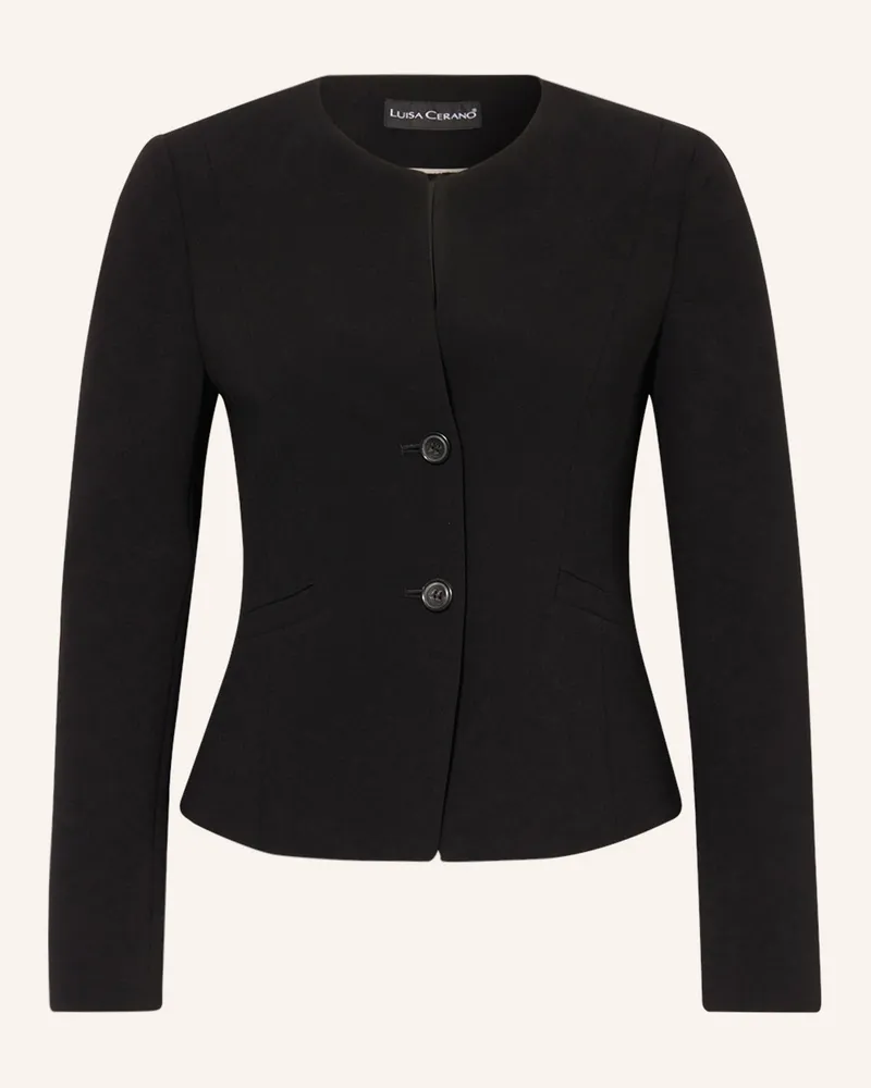 Luisa Cerano Blazer schwarz Schwarz