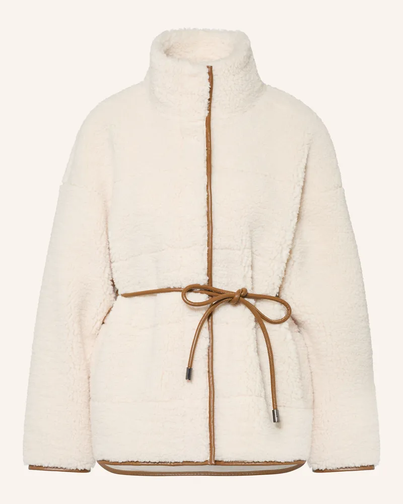 Bogner Teddyfell-Jacke Kimberly weiss Creme