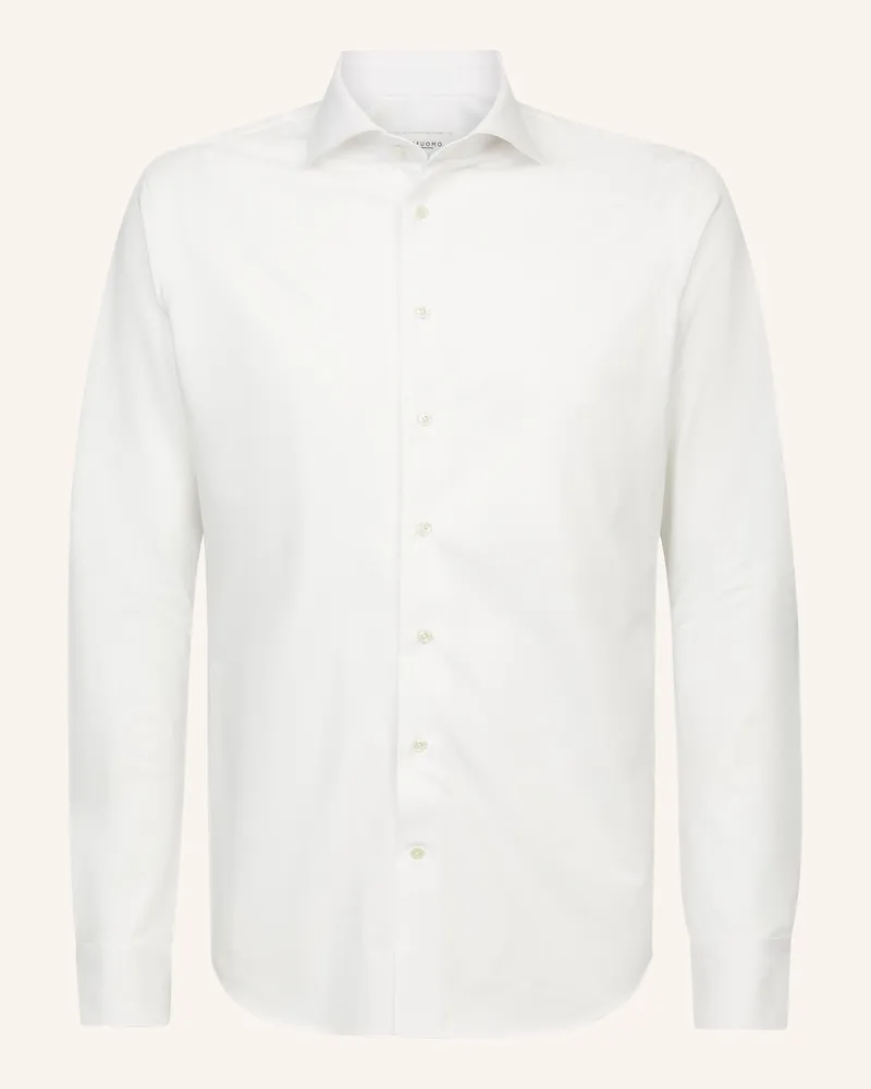 Profuomo Hemd Slim Fit weiss Weiss