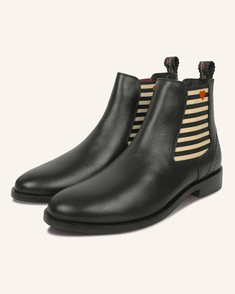 CRICKIT Chelsea-Boots Suvi schwarz Schwarz