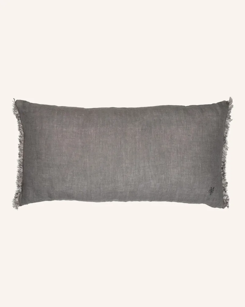Marc O'Polo Dekokissen Linka Aus Leinen grau Grau