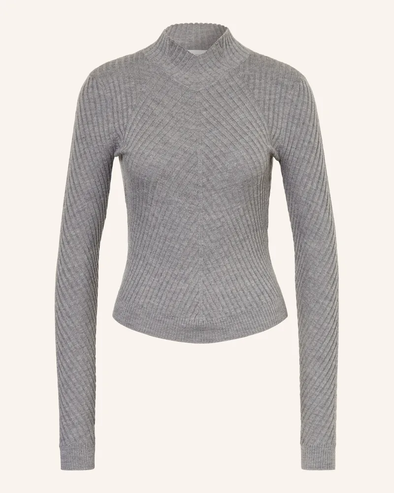 Victoria Beckham Pullover Aus Merinowolle grau Grau