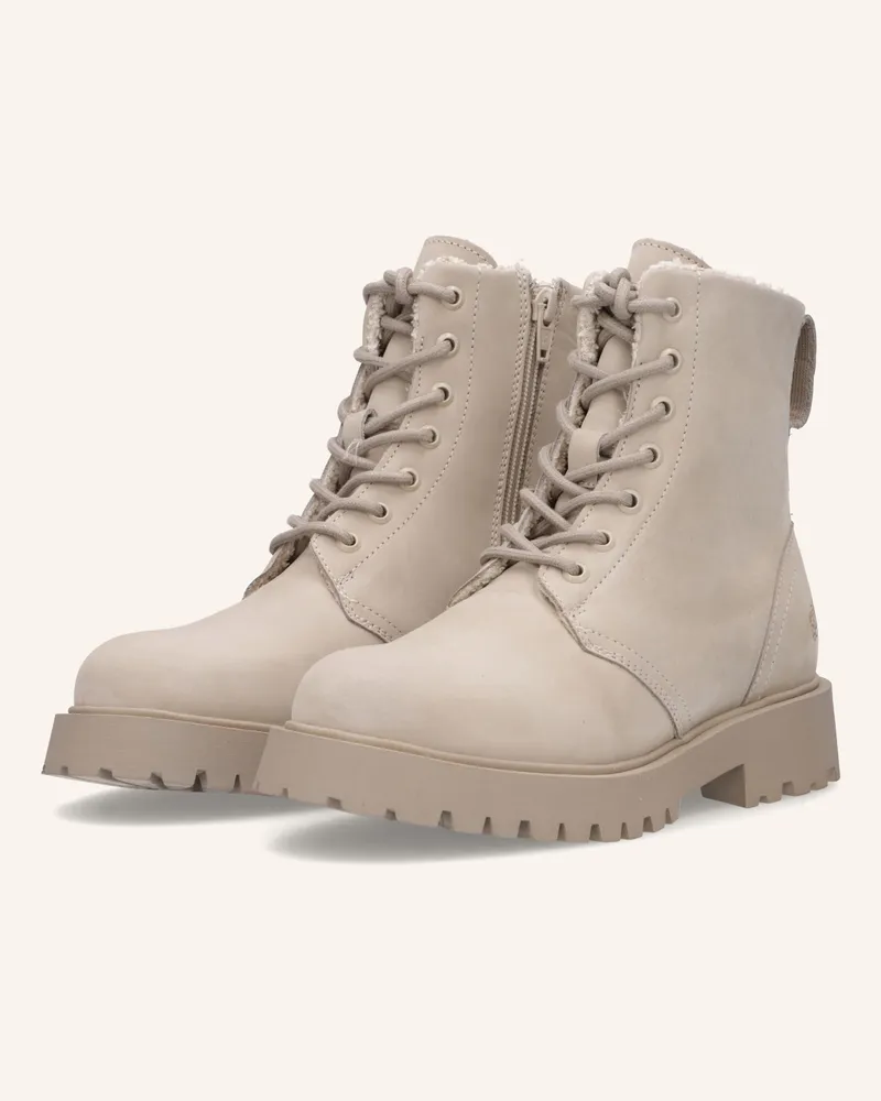 Apple of Eden Schnürstiefeletten Taupe
