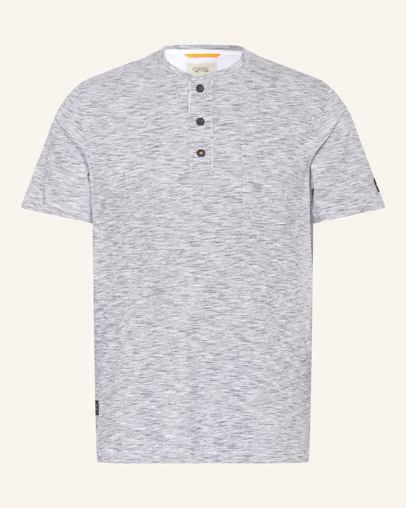 Camel Active Henley-Shirt weiss Weiss