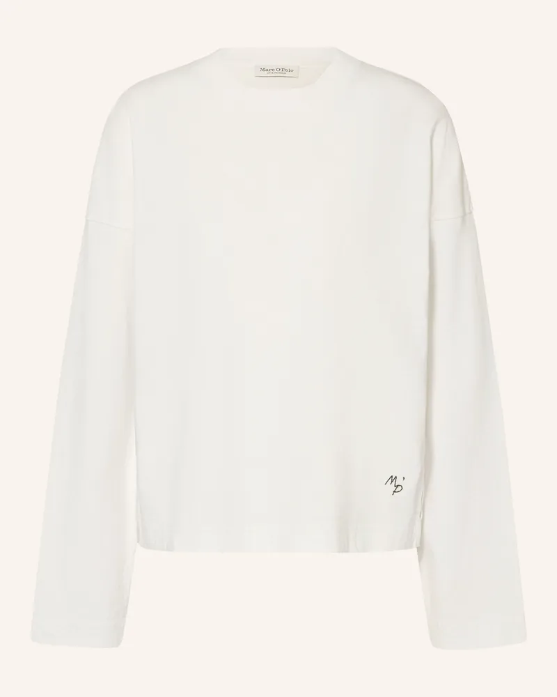 Marc O'Polo Longsleeve weiss Weiss