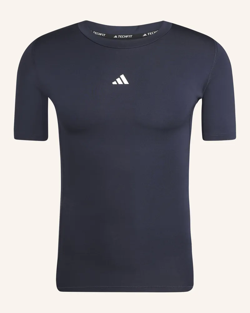 adidas T-Shirt TECHFIT Dunkelblau