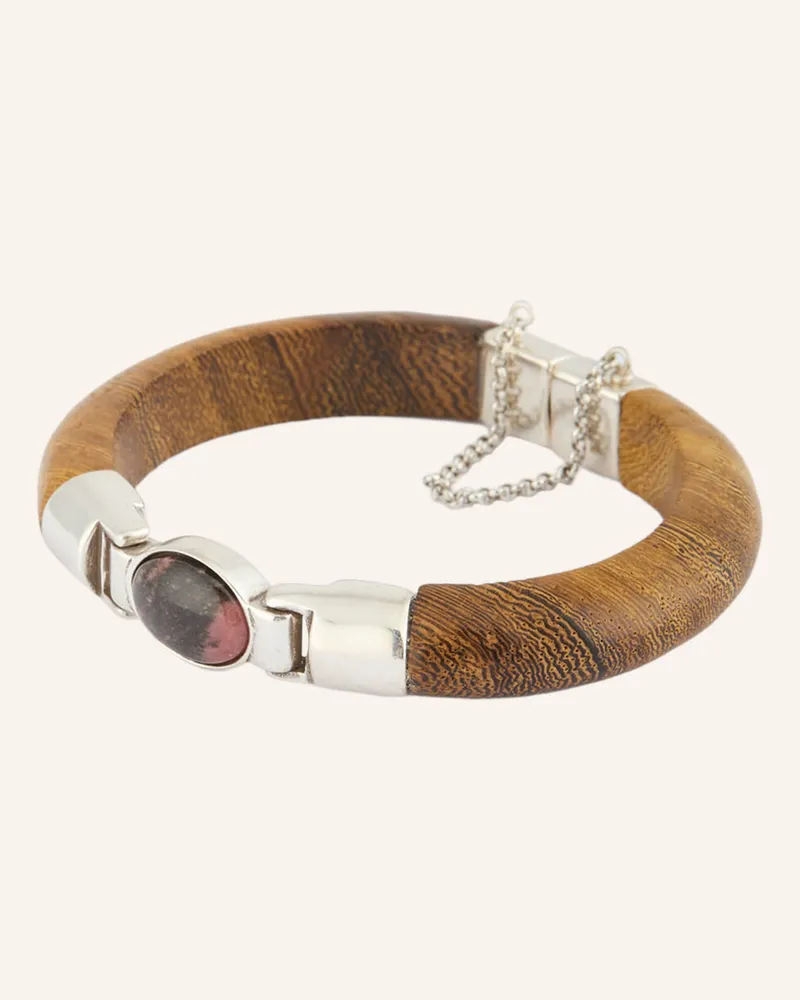 Isabel Marant Armreif silber Braun