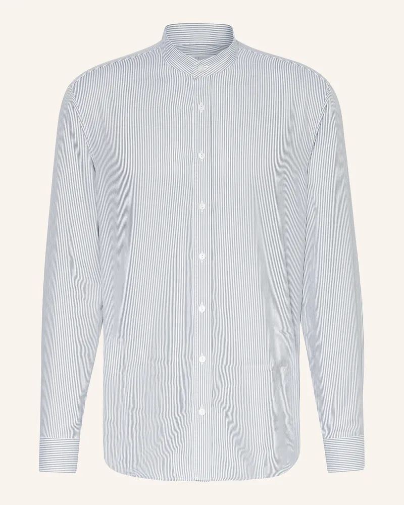 Johann & Johanna Trachtenhemd Regular Fit mit Stehkragen Weiss