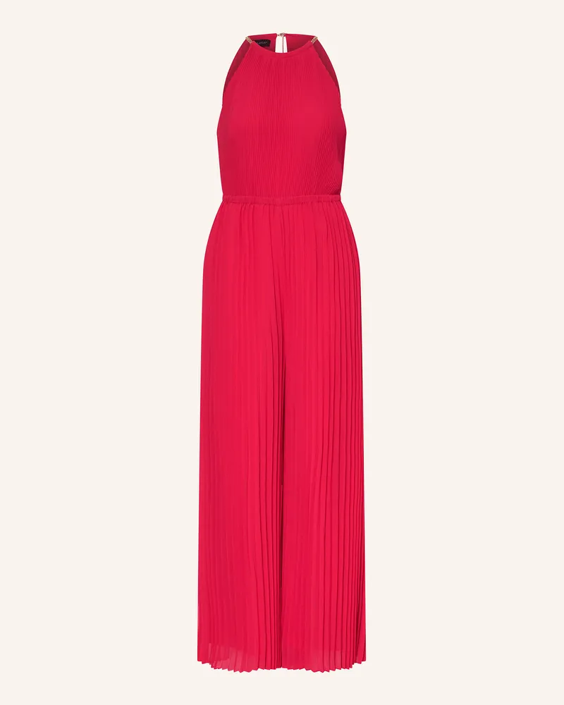 Apart Plissee-Jumpsuit Pink