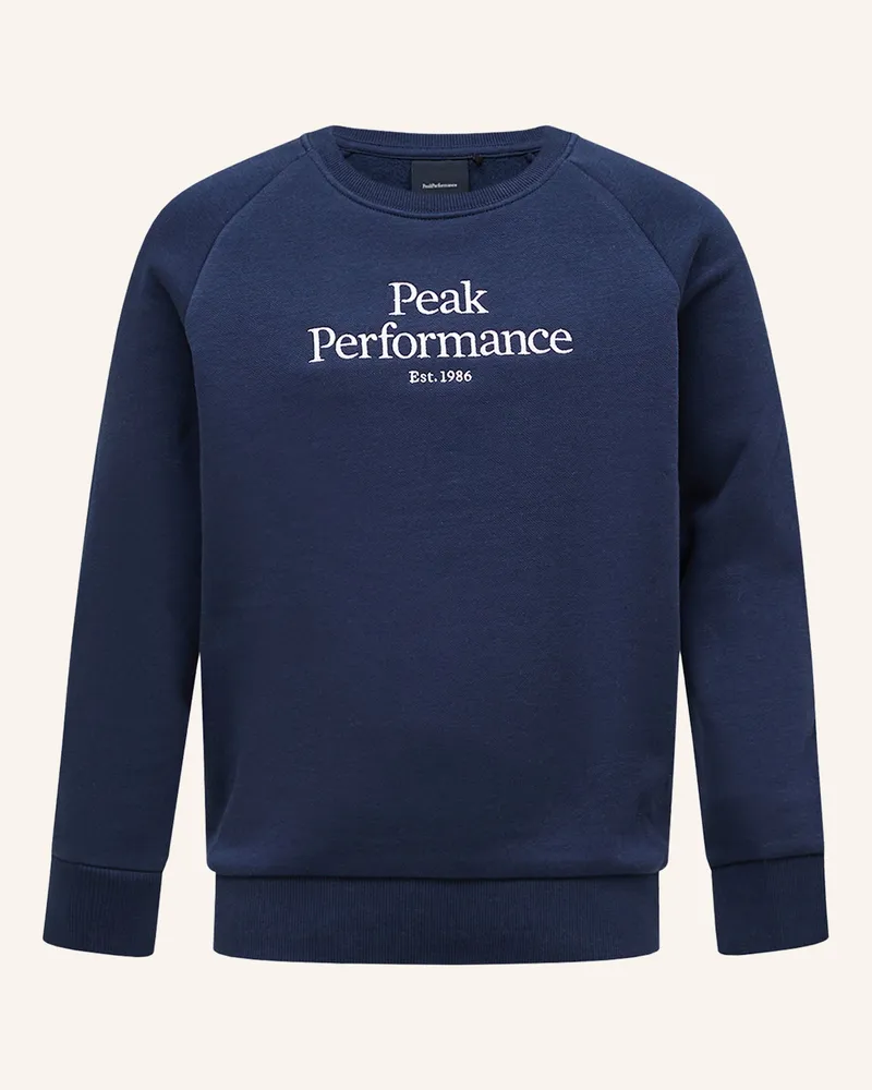 Peak Performance Jr Original Crew Sweatshirtpullover blau Dunkelblau