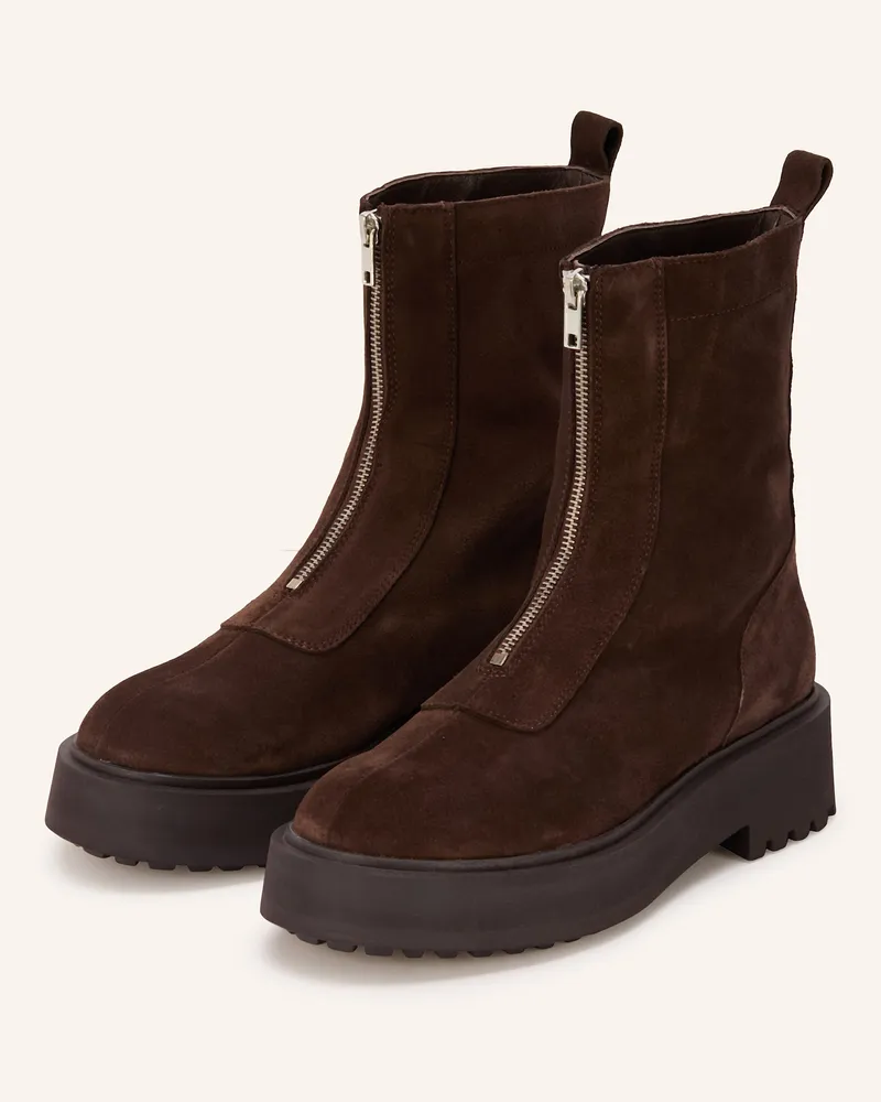 Mrs & HUGS Boots Dunkelbraun