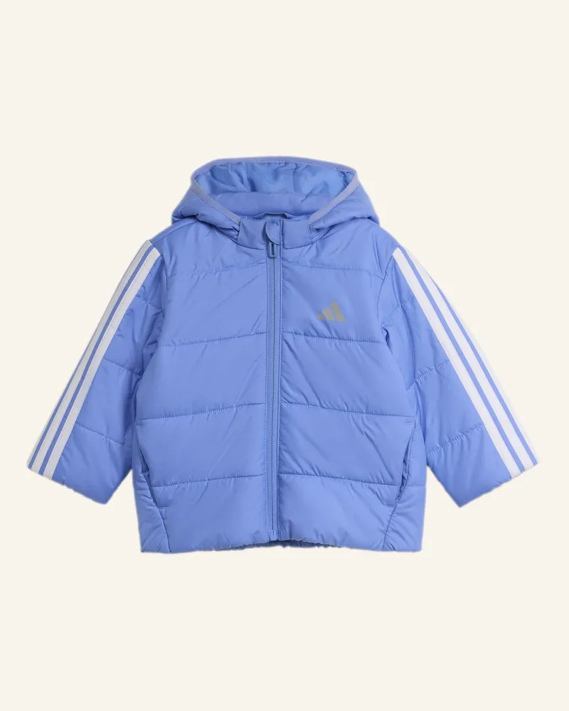 adidas ESSENTIALS 3-STREIFEN WATTIERTE JACKE KINDER Weiss