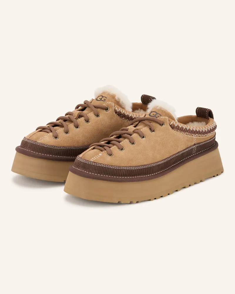 UGG Plateau-Schnürer Heritage braun Cognac
