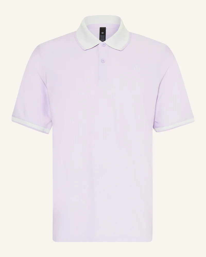 LULULEMON Funktions-Poloshirt Helllila