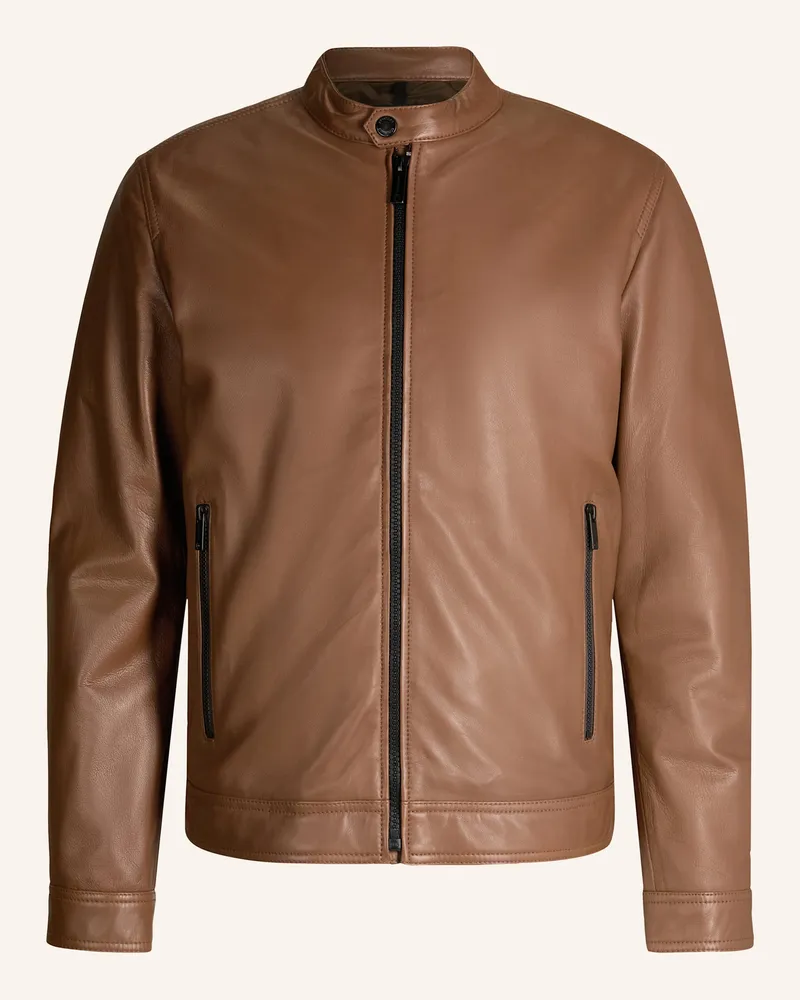 Strellson Lederjacke JACE Braun
