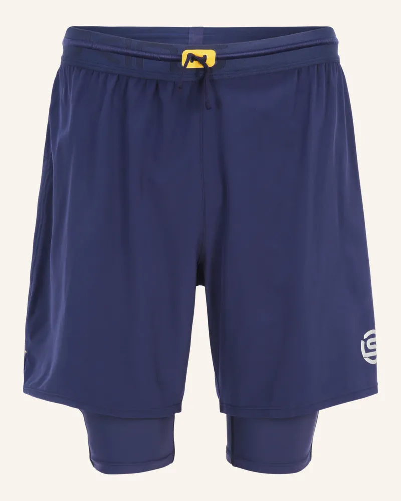 Skins Kompressionshose s3 Superpose blau Dunkelblau