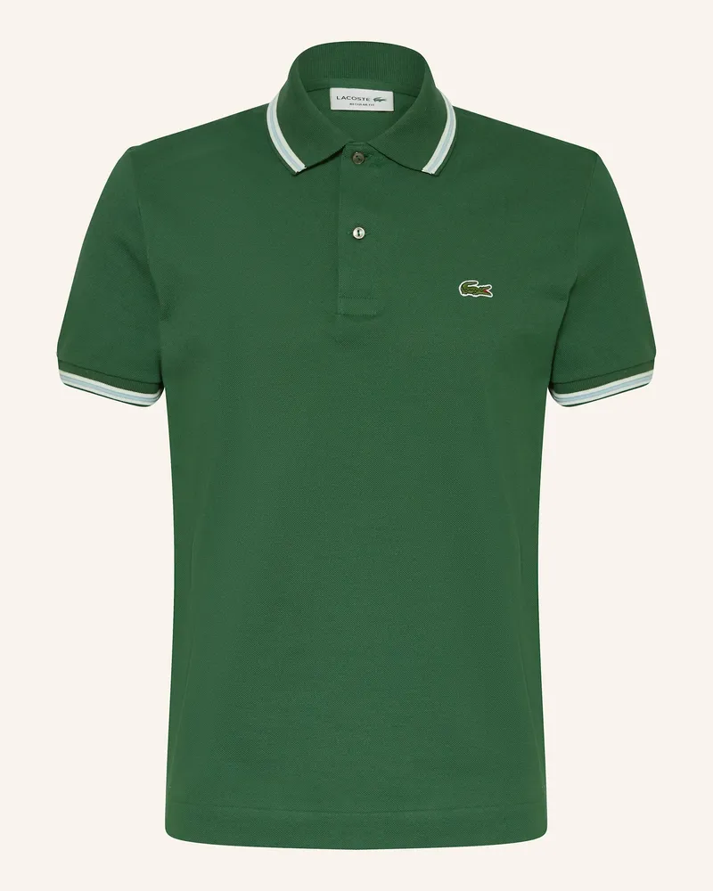 Lacoste Piqué-Poloshirt Regular Fit Dunkelgrün