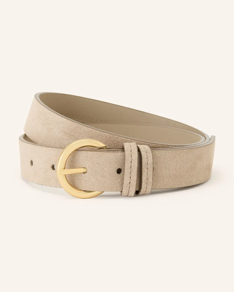 Marc O'Polo Ledergürtel beige Beige