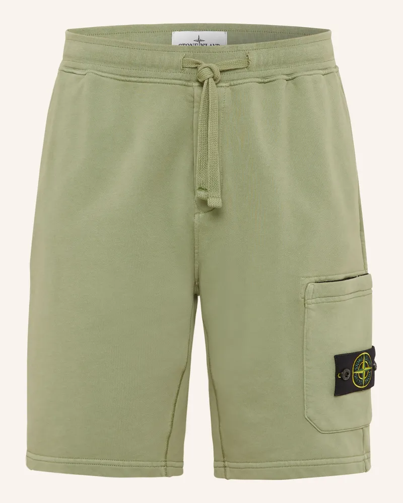 Stone Island Sweatshorts Grün