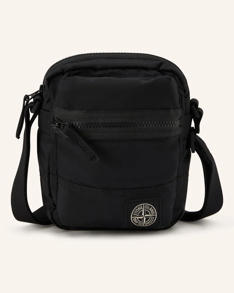 Stone Island Umhängetasche schwarz Schwarz