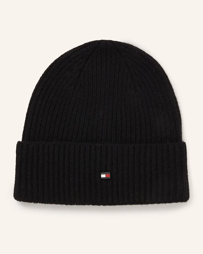 Tommy Hilfiger Cashmere-Mütze Schwarz