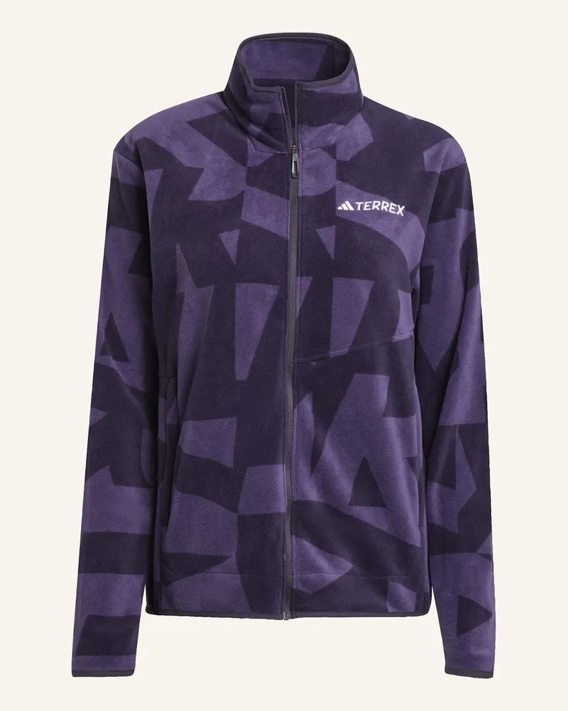 adidas Fleecejacke TERREX MULTI PRINTED FULL ZIP Schwarz