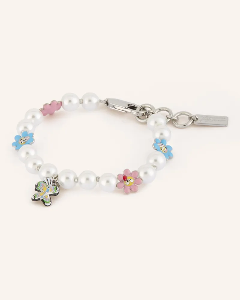 Marc Jacobs Armband GARDEN PEARL STATION Silber