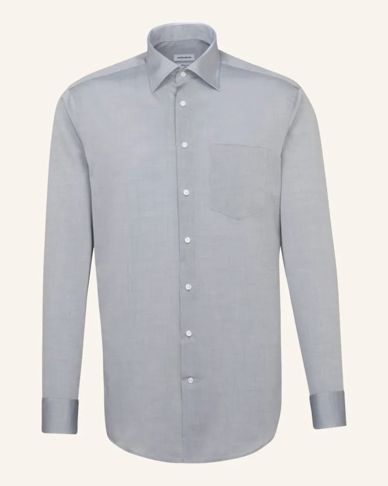 Seidensticker Business Hemd Regular Fit Grau
