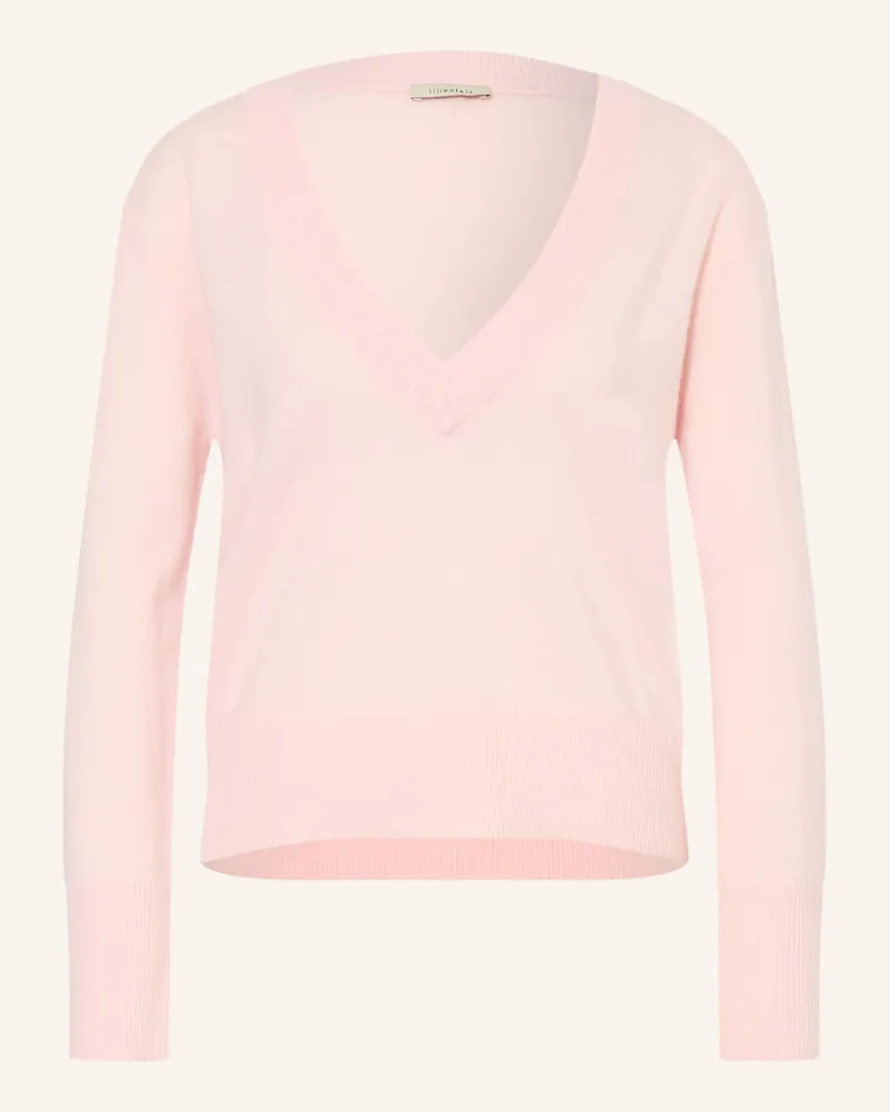 lilienfels Cashmere-Pullover rosa Hellrosa